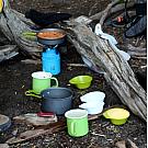Cooking set Pinguin Quadri Alu